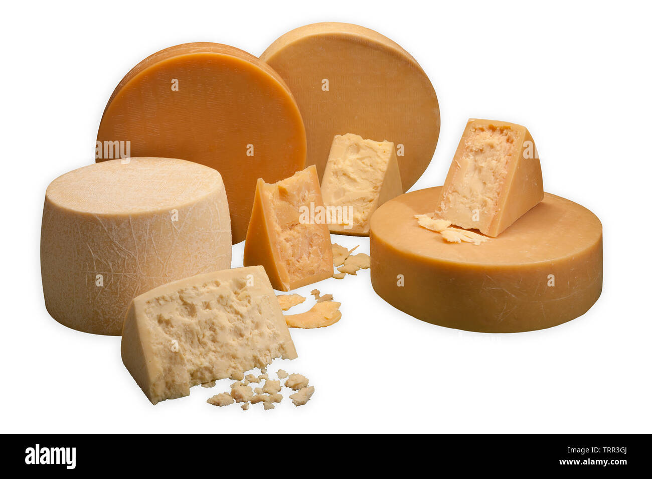 Fromages Italiens Banque D'Images