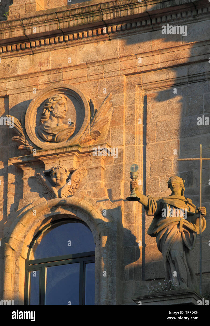 L'Espagne, la Galice, Santiago de Compostela, Cathédrale, chapelle St Andrew, Banque D'Images