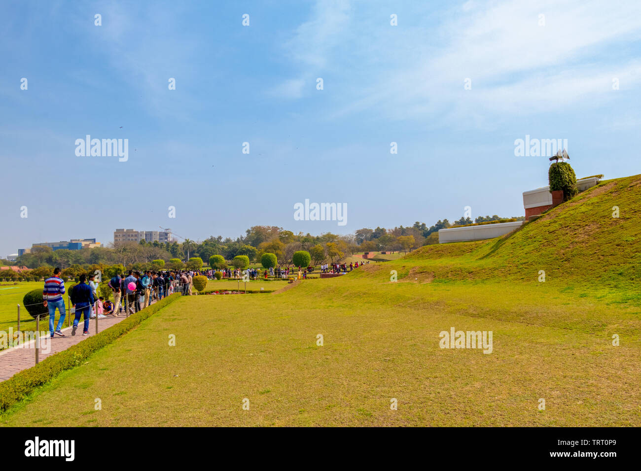 New Delhi, Inde - février 2019. Le Temple du Lotus, situé à New Delhi, Inde, est une maison de culte achevé en 1986. Il sert comme la mère Temp Banque D'Images