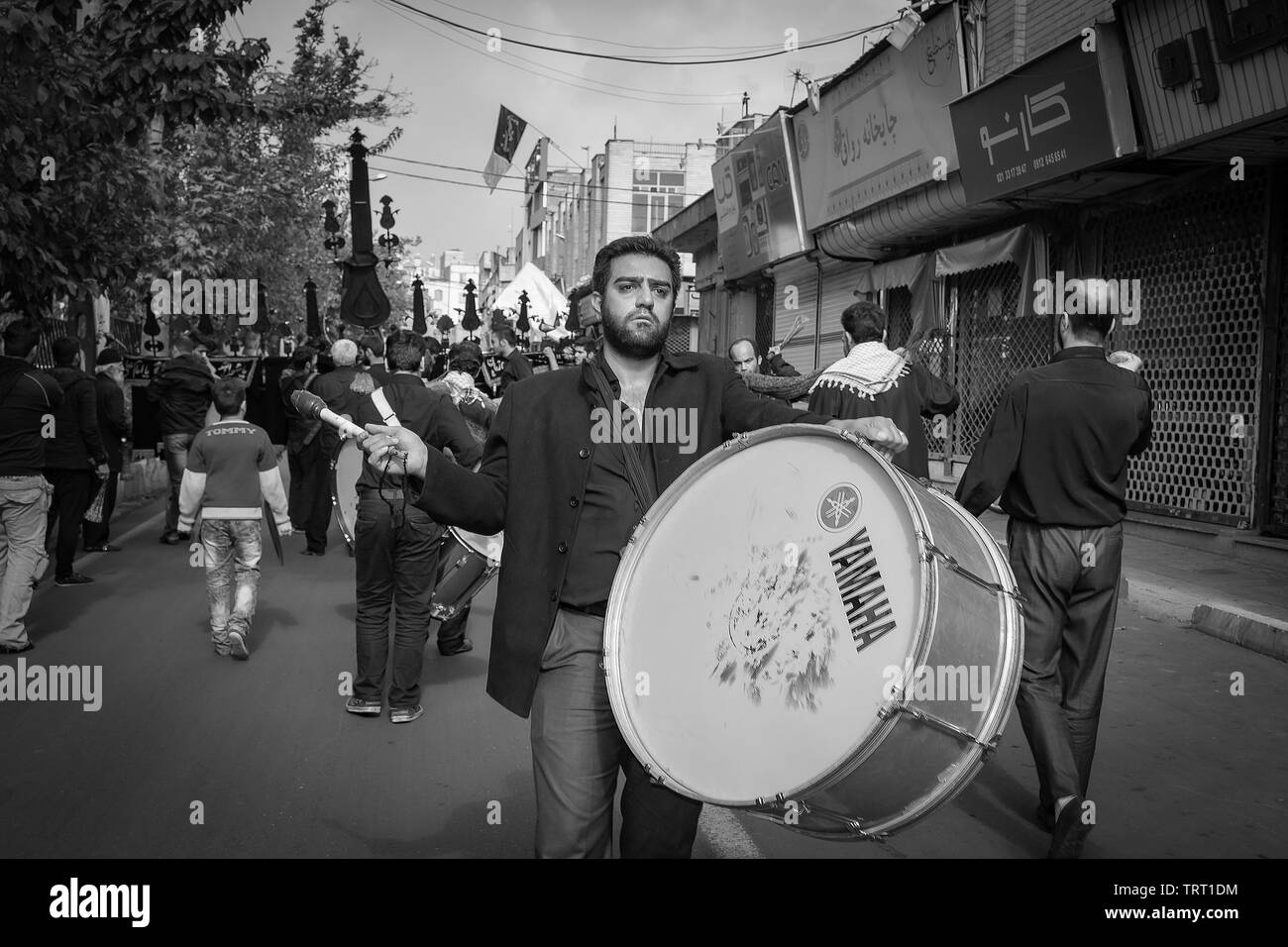 Carnaval de deuil Banque D'Images