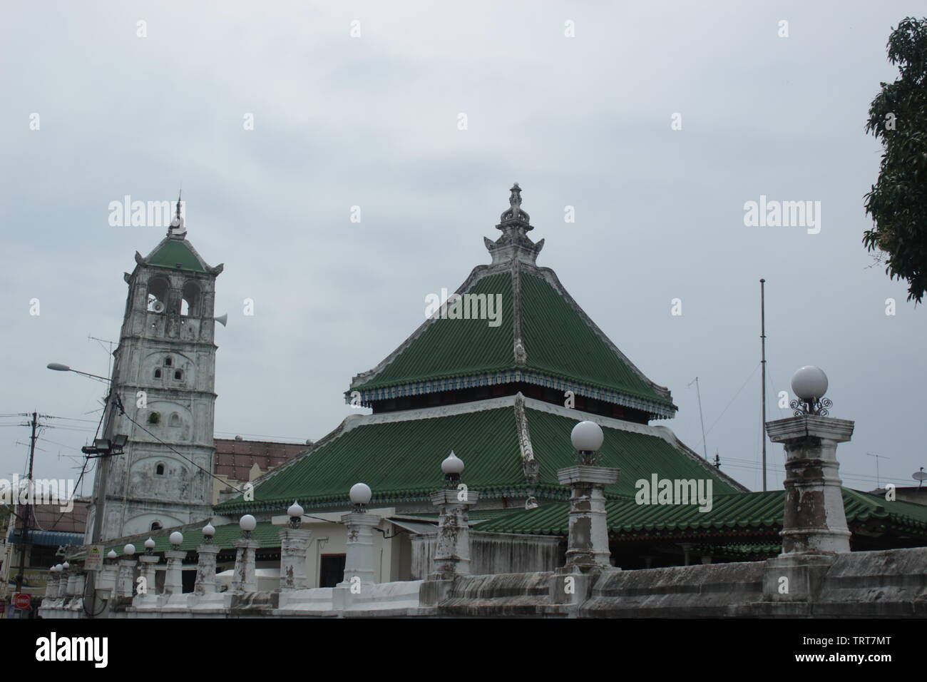 Masjid Kampung Kling ville de Malacca, Malaisie Banque D'Images