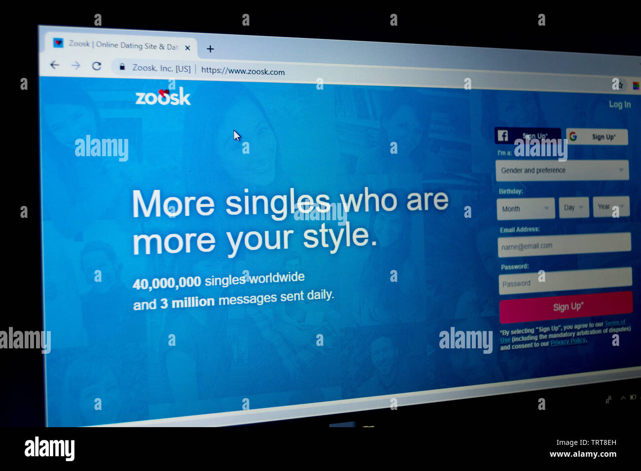 Site de rencontres Zoosk Royaume-Uni