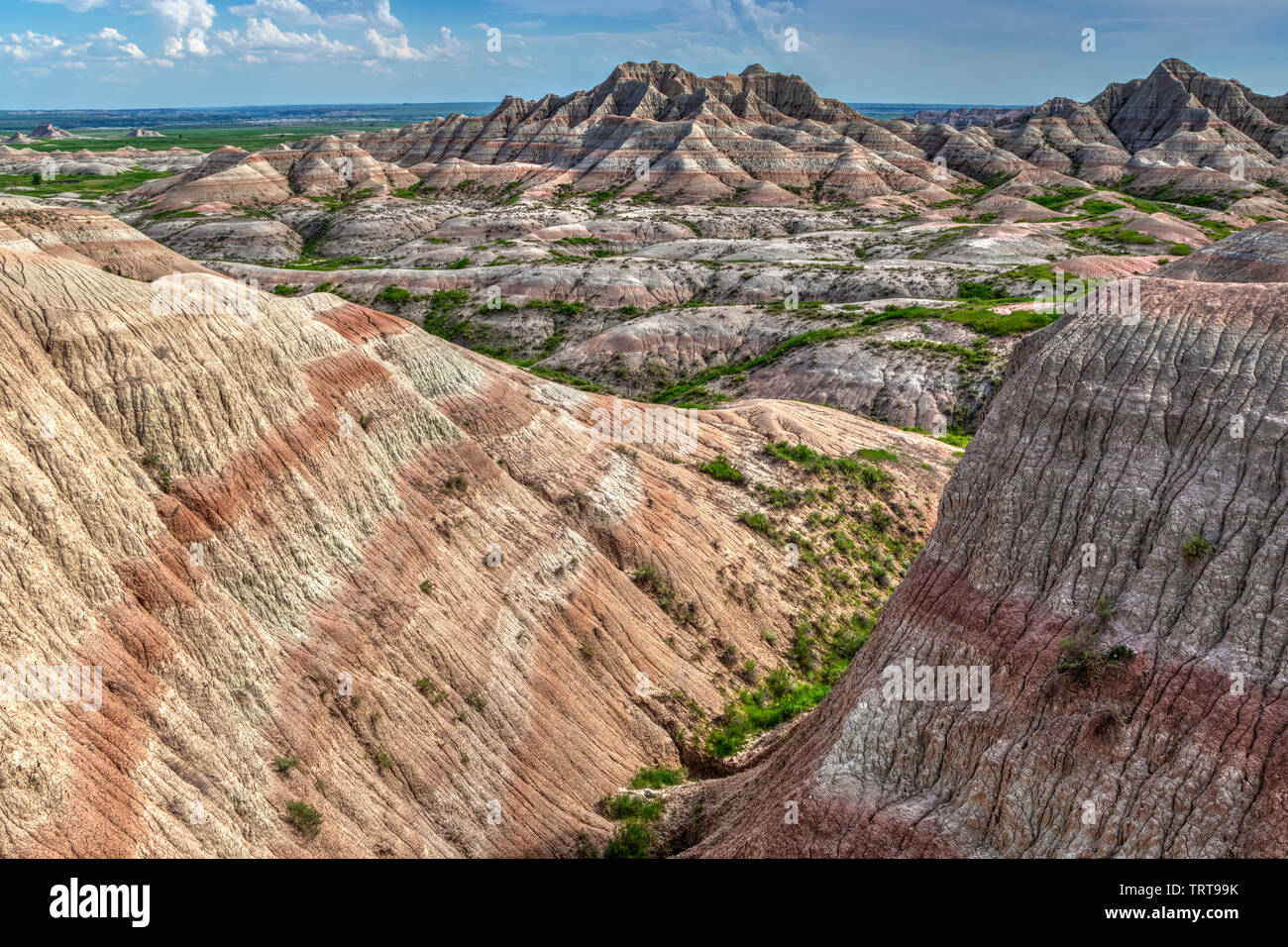 Badlands National Park (Dakota du Sud, USA. Banque D'Images