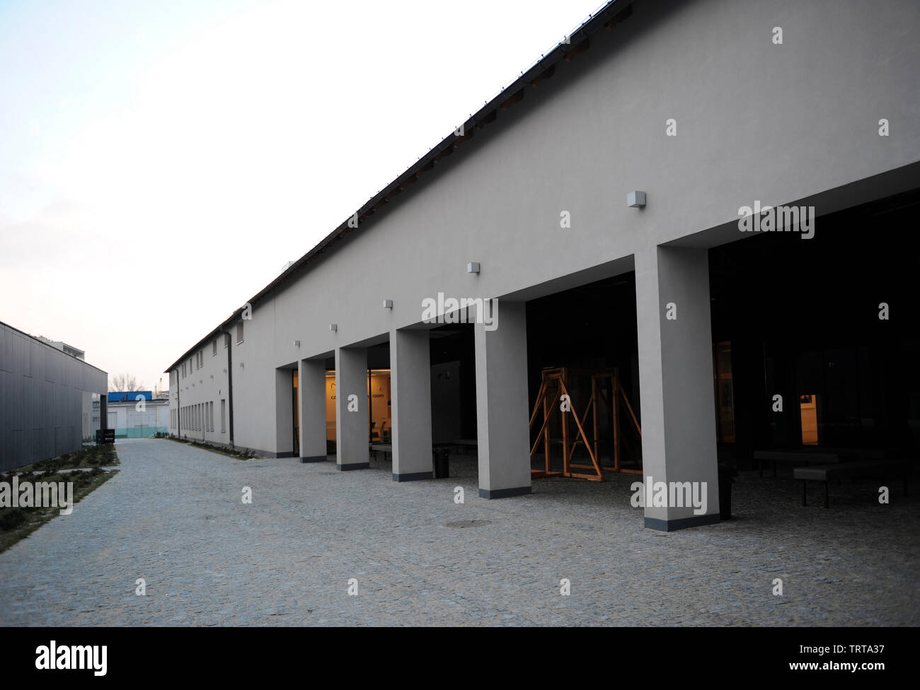 Musée de l'usine d'Oskar Schindler. Cracovie. La Pologne. Vue extérieure. Banque D'Images