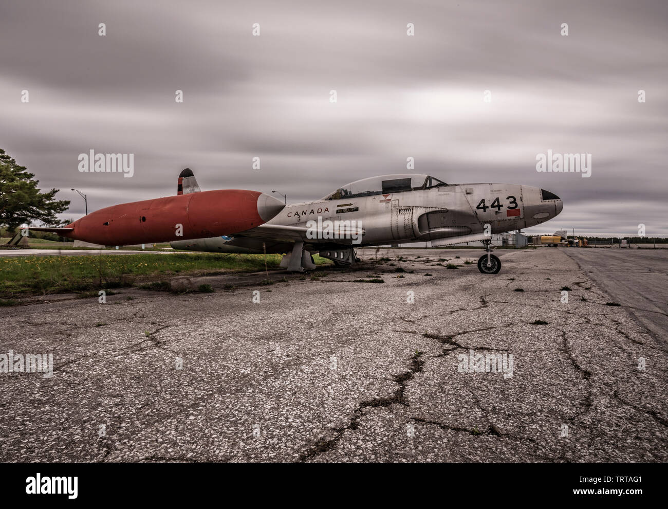 Canadair CT-133 Silver Star Banque D'Images