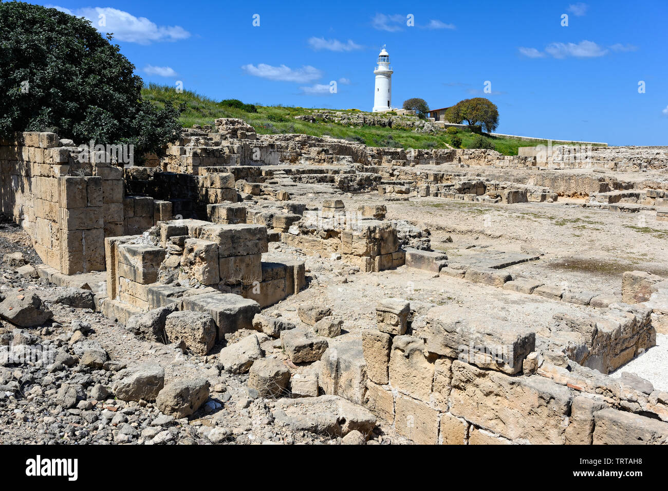 Partie de la Parc archéologique de Kato Paphos, à Chypre Banque D'Images