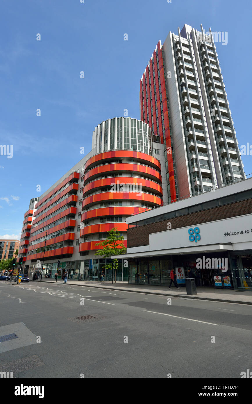 Rathbone Market, Barking Road, Newham, Canning Town, East London, Royaume-Uni Banque D'Images