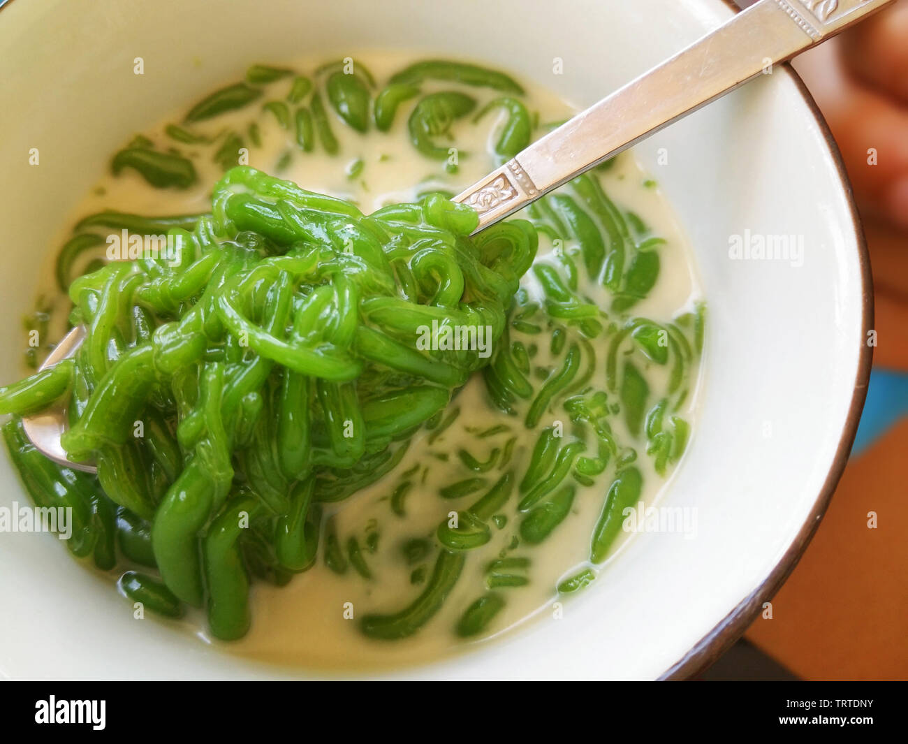 Ladcheag dessert thaï au lait de coco. Banque D'Images