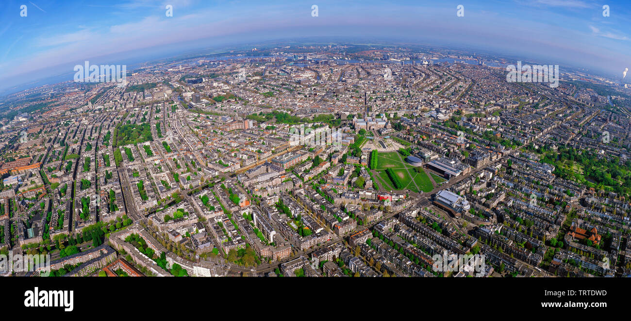 De l'antenne d'innercity Amsterdam Pays-Bas Banque D'Images