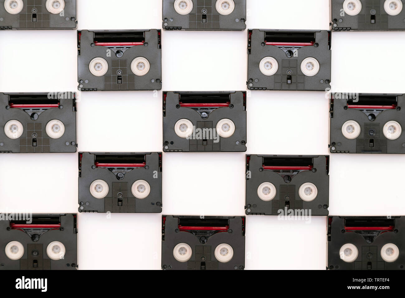 Cassette Mini Dv Vintage Utilisée Pour Enregistrer Une Vidéo En