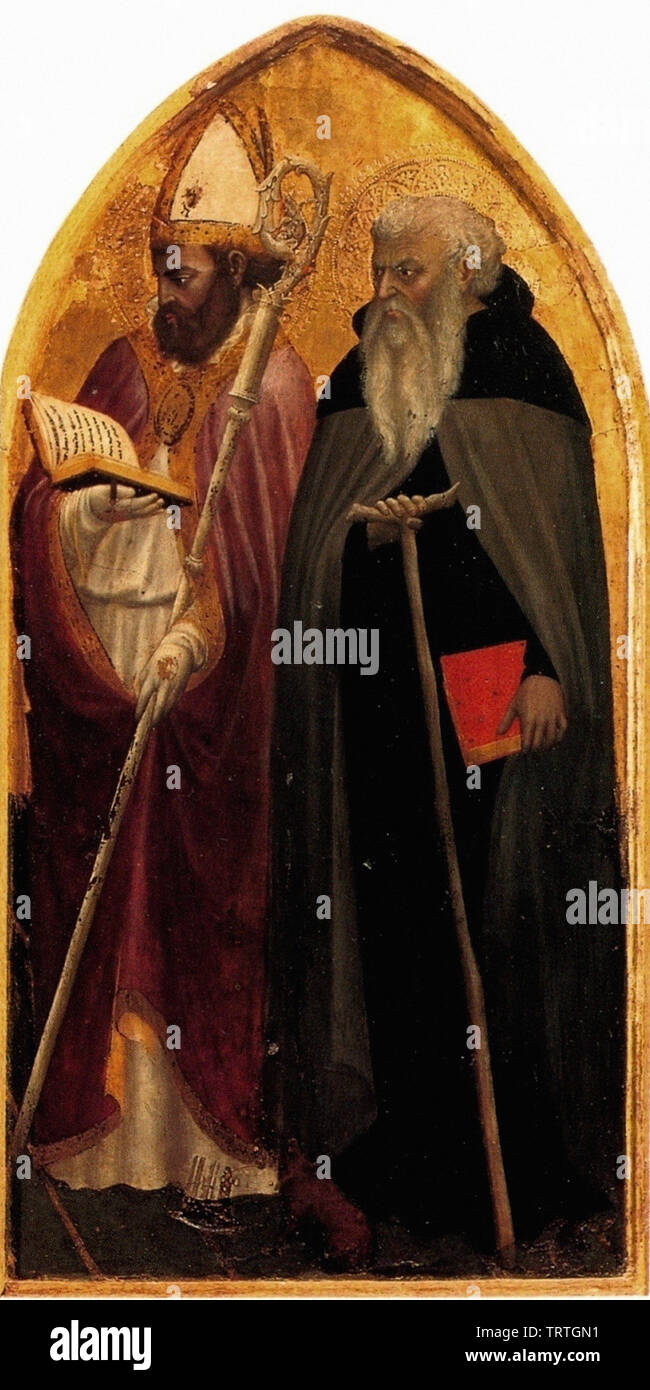 Masaccio - San Giovenale Triptyque panneau de droite C 1422 Banque D'Images