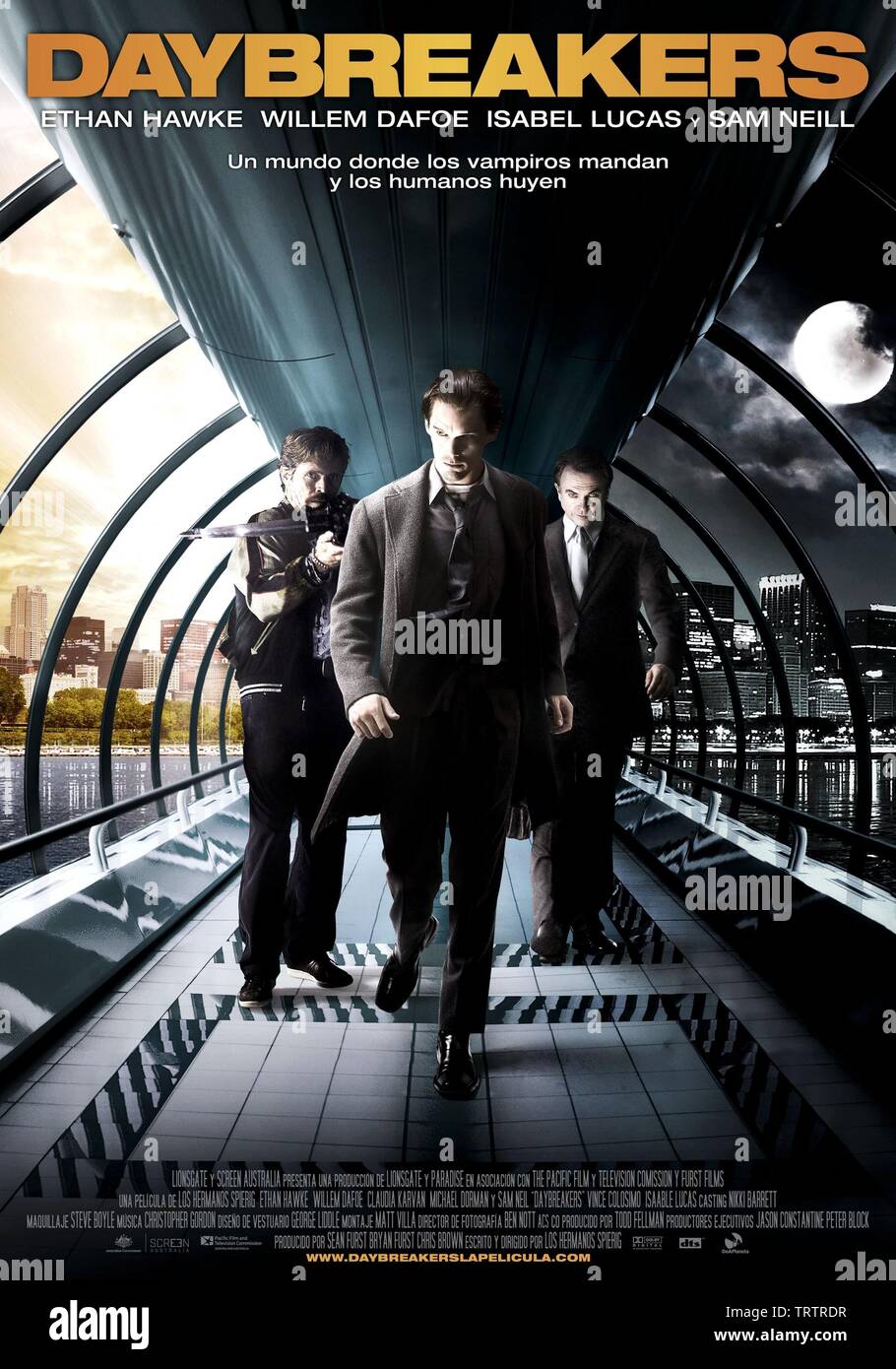 DAYBREAKERS (2009). Copyright : Editorial uniquement. Pas de merchandising ou des couvertures de livres. C'est un document distribué au public. Les droits d'accès uniquement, aucune licence de droit d'auteur prévue. Seulement pour être reproduit dans le cadre de la promotion de ce film. Credit : LIONSGATE / Album Banque D'Images