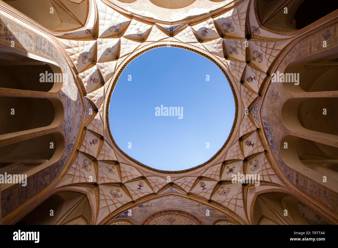 Tabatabaei au sein House dans Kashan en Iran, une merveille dans les arts et l'architecture Banque D'Images