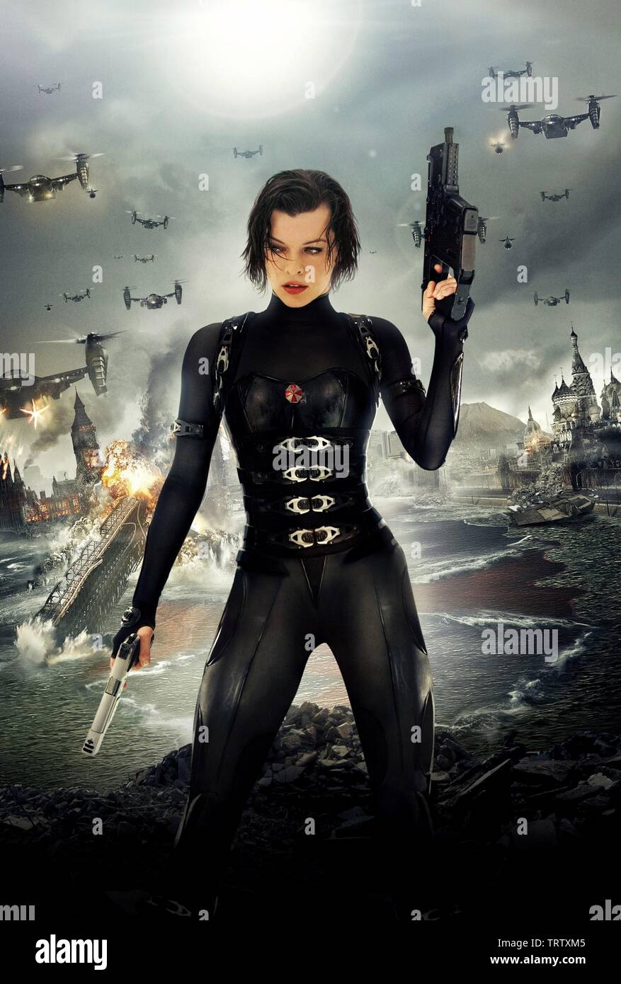 MILLA JOVOVICH dans Resident Evil : RETRIBUTION (2012). Copyright : Editorial uniquement. Pas de merchandising ou des couvertures de livres. C'est un document distribué au public. Les droits d'accès uniquement, aucune licence de droit d'auteur prévue. Seulement pour être reproduit dans le cadre de la promotion de ce film. Crédit : DAVIS FILMS/IMPACT IMAGES / Album Banque D'Images