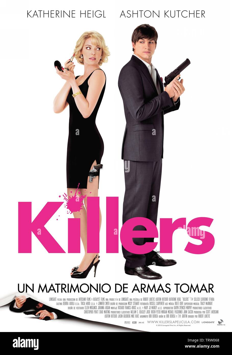KILLERS (2010). Copyright : Editorial uniquement. Pas de merchandising ou des couvertures de livres. C'est un document distribué au public. Les droits d'accès uniquement, aucune licence de droit d'auteur prévue. Seulement pour être reproduit dans le cadre de la promotion de ce film. Credit : KATALYST FILMS/LIONSGATE / Album Banque D'Images