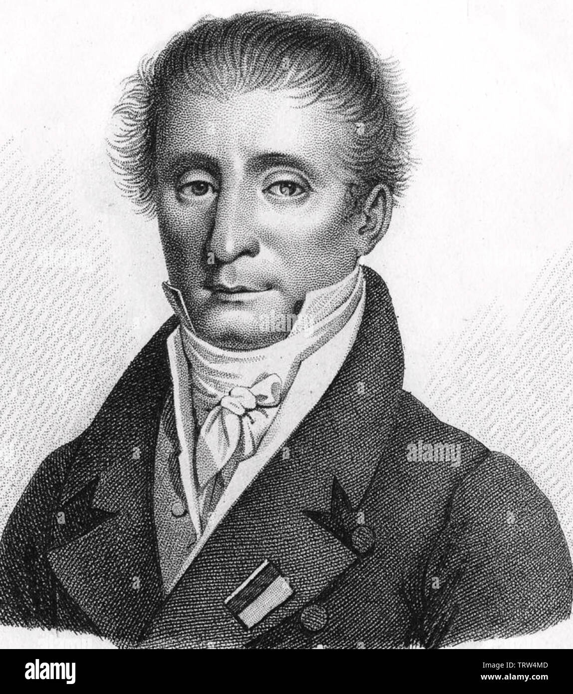 AMBROISE TARDIEU (1788-1841), cartographe français Banque D'Images