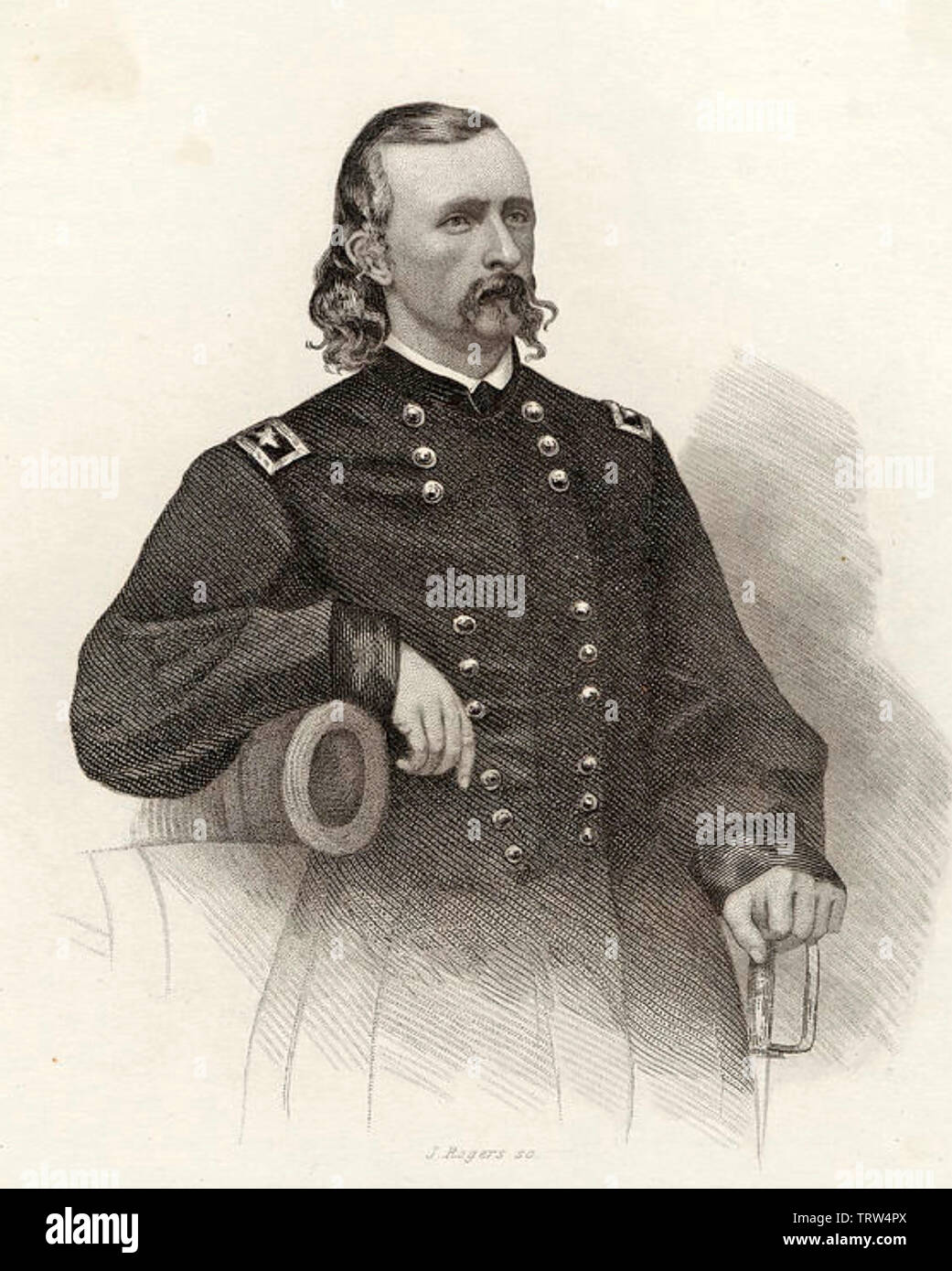 GEORGE ARMSTRONG CUSTER (1839-1876) Général Banque D'Images