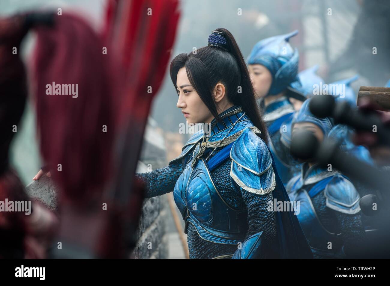 TIAN JING dans la Grande Muraille (2016). Copyright : Editorial uniquement. Pas de merchandising ou des couvertures de livres. C'est un document distribué au public. Les droits d'accès uniquement, aucune licence de droit d'auteur prévue. Seulement pour être reproduit dans le cadre de la promotion de ce film. Credit : LEGENDARY EAST/prod/ENTERTAINMENTKAVA ATLAS VISION LE PICTUR / Album Banque D'Images