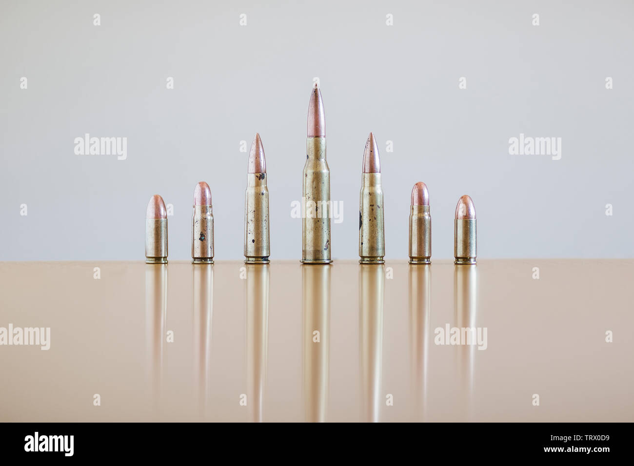 L'ancien des balles rouillées Banque D'Images