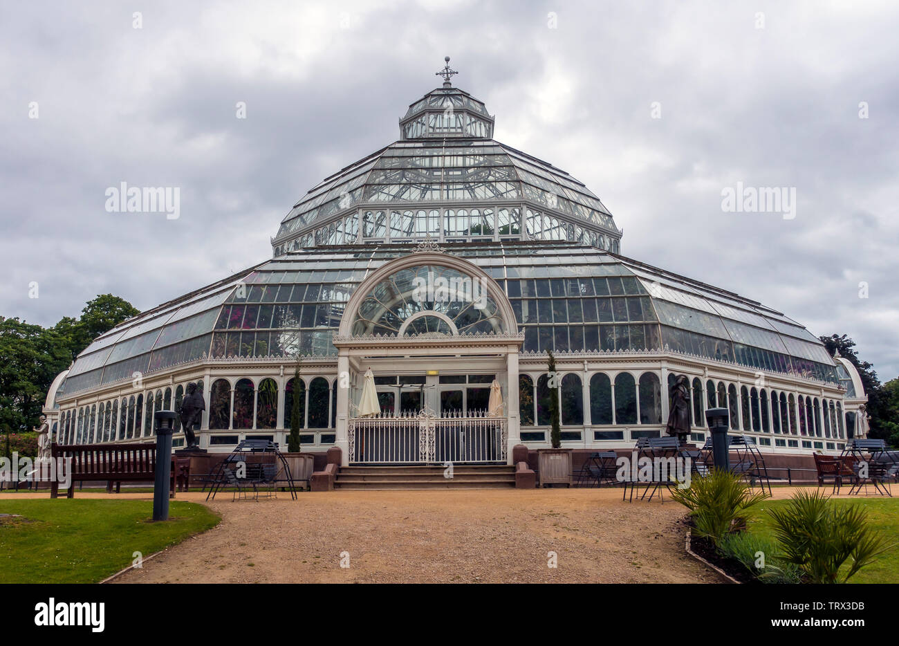 Le Palm House,Sefton Park, Liverpool, Angleterre Banque D'Images