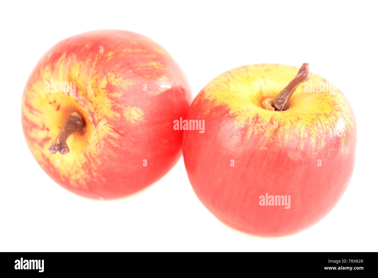 Petites pommes, isolated on white Banque D'Images