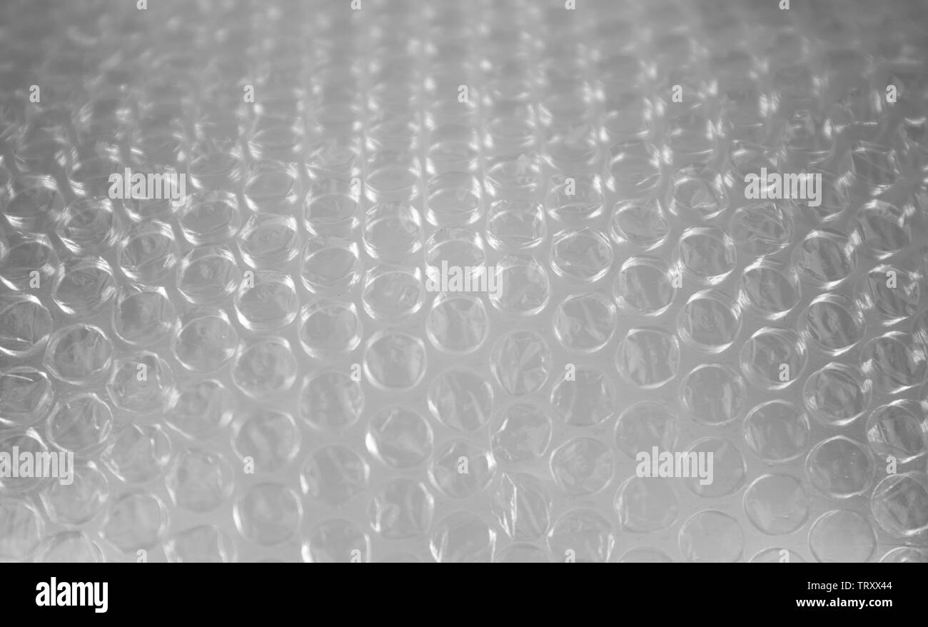 Feuille de papier bulle tourné en focus sélectif avec effet de lumière Banque D'Images