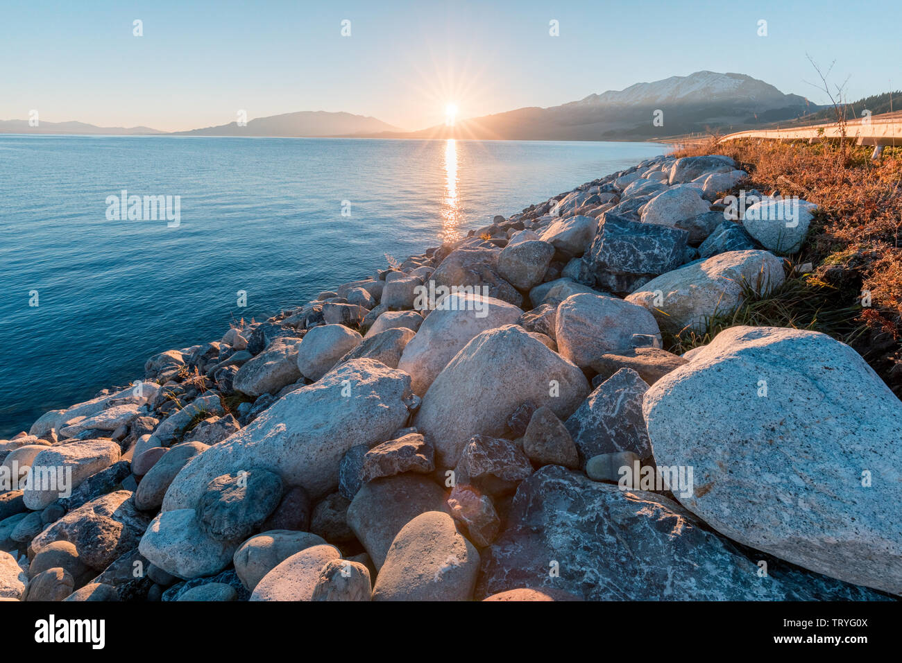 La dernière goutte de larmes l'Atlantique Banque D'Images