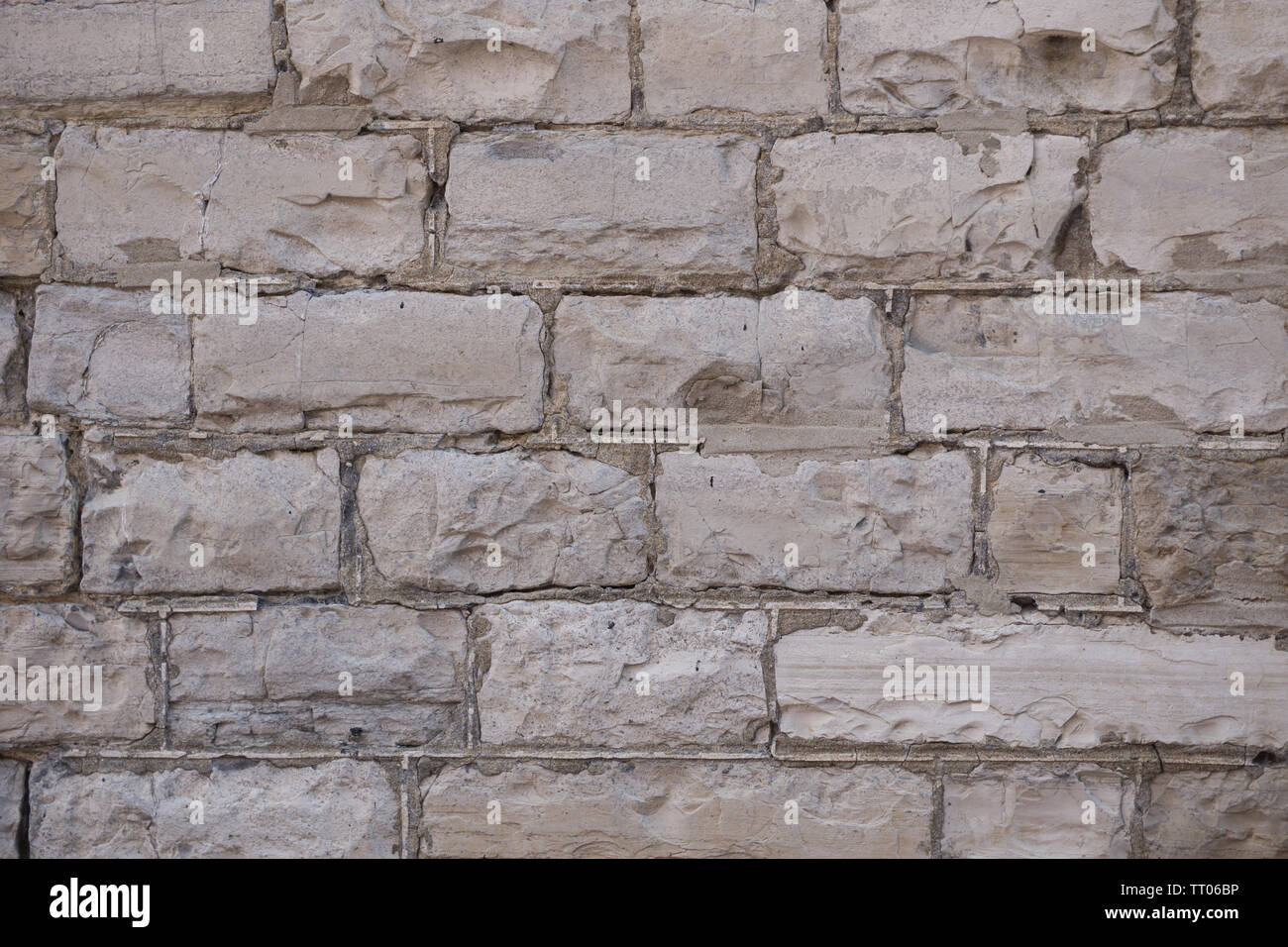 Canada Toronto - Le mur de pierre en juin 2019, Distillery District Banque D'Images