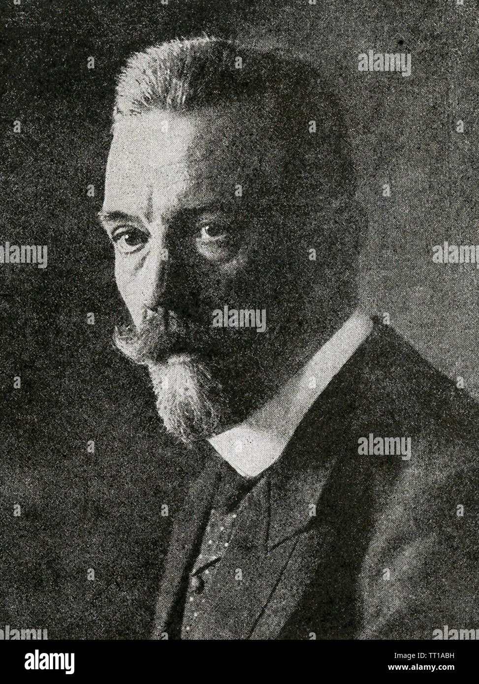 La photo date de la Première Guerre mondiale. Le sous-titre suivant : Bethman Hollweg, les faibles d'esprit membre du conseil de guerre Ex-Kaiser. Banque D'Images