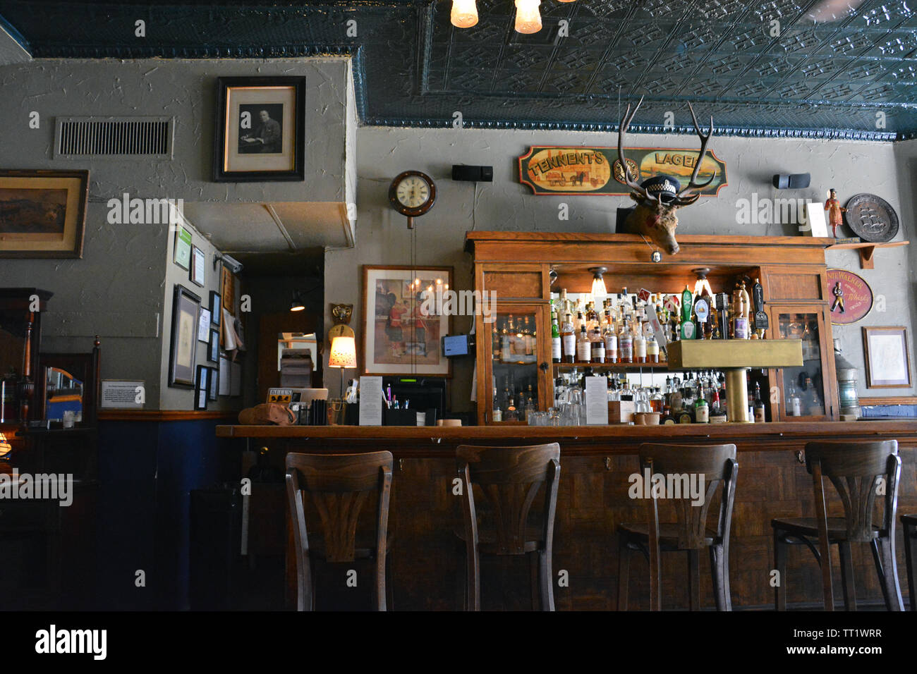 Le duc de Perth est un pub écossais dans la région de Chicago. Banque D'Images