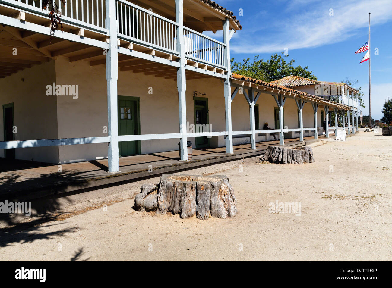 Old Custom House, Monterey Historic Park, Californie Banque D'Images