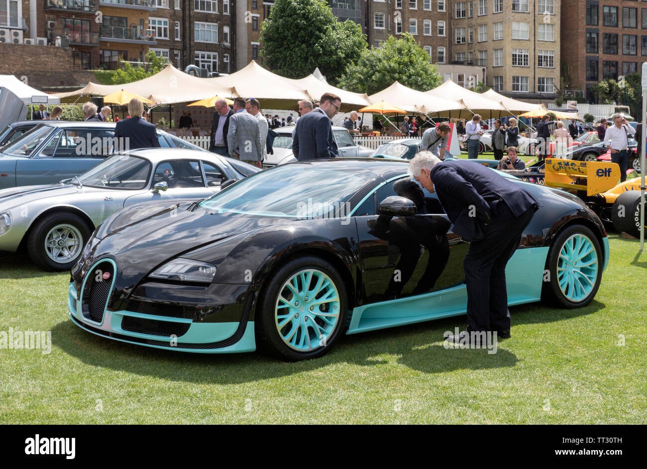Bugatti Veyron dans la ville de Londres Concours 2019 Banque D'Images