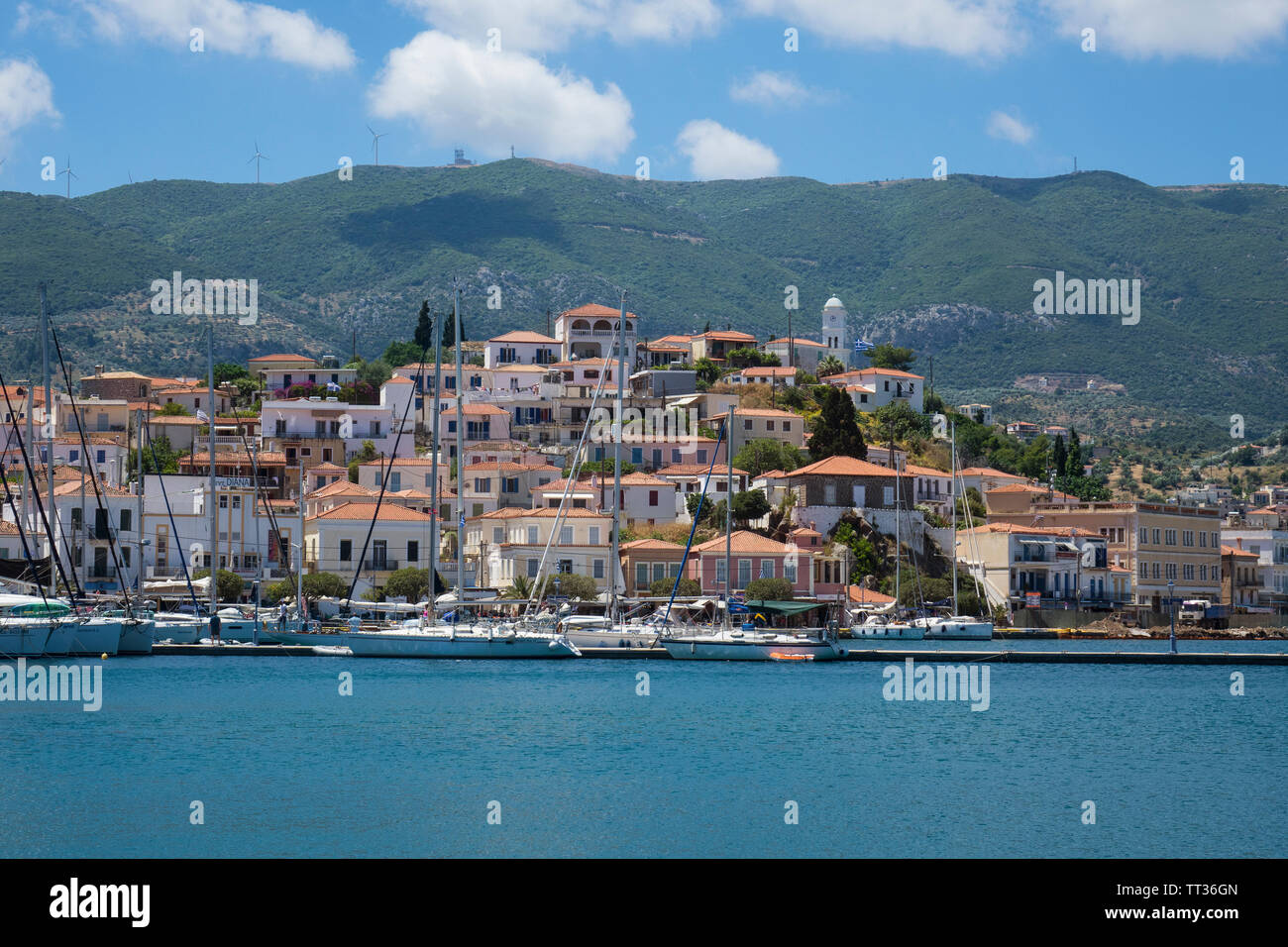 Grèce, Iles saroniques, Poros, Banque D'Images