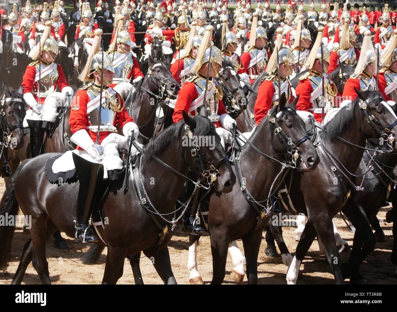 Parade la couleur 2019, Horse Guards Parade, Londres, Angleterre Banque D'Images