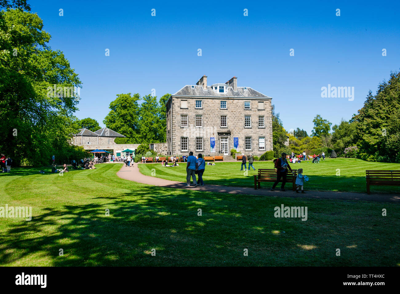 Inverleith House, Royal Botanic Garden, Édimbourg, Écosse. Banque D'Images