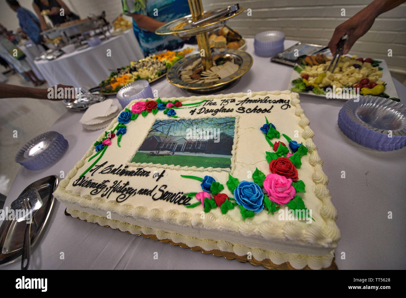 États-unis - 13 août 2016 : Le Douglass High School à Leesburg Virginia a tenu sa 75e anniversaire, le samedi 13 août 2016. L Banque D'Images