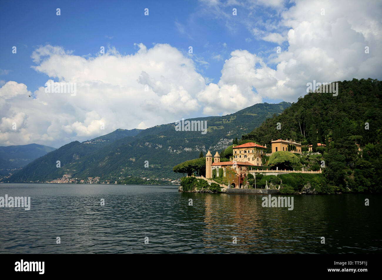 Villa del Balbianello, Lac de Côme, Italie Banque D'Images