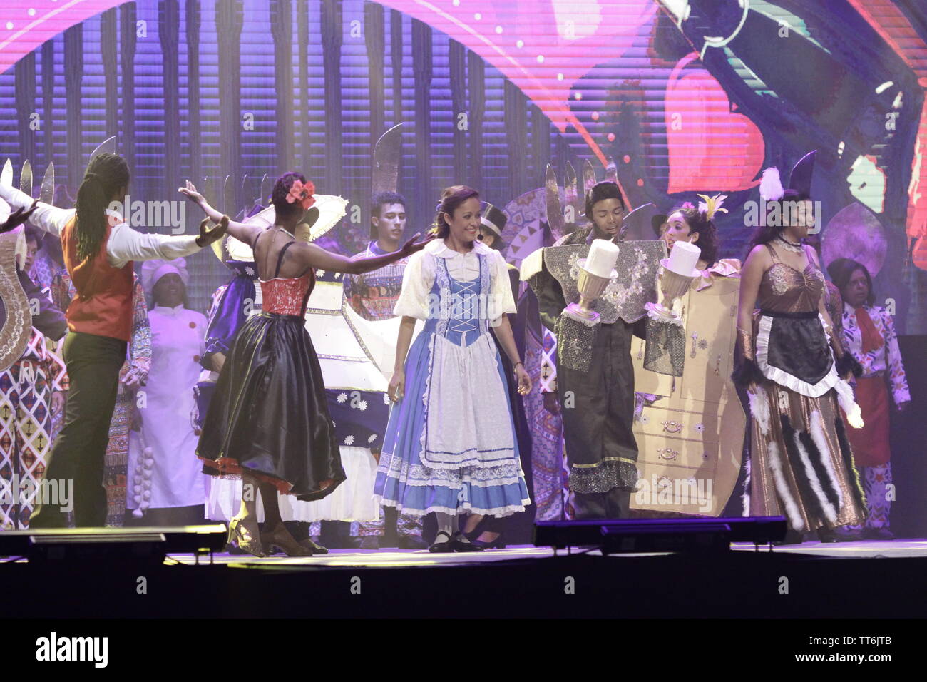 La beauté et la Bête Banque D'Images