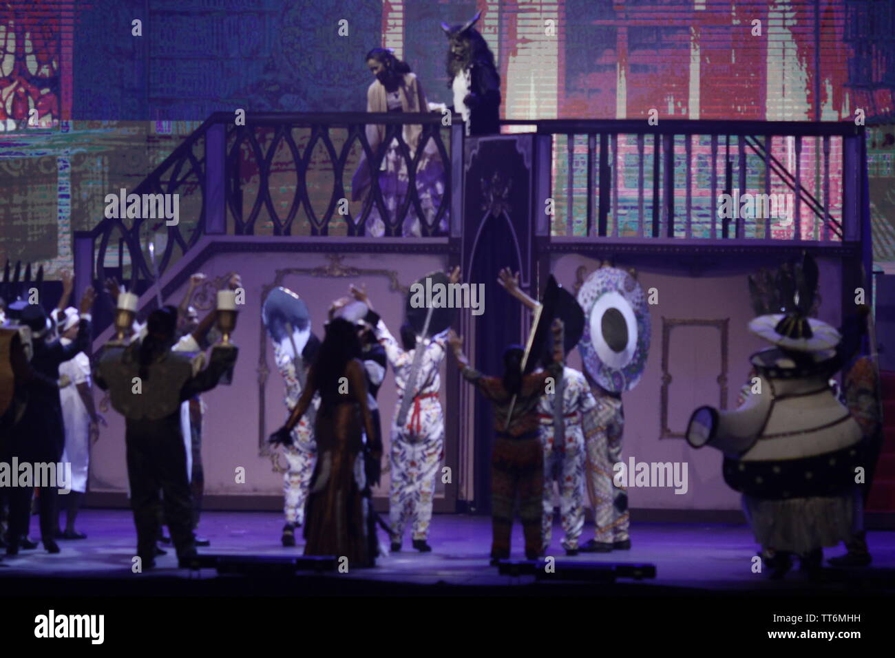 La beauté et la Bête Banque D'Images