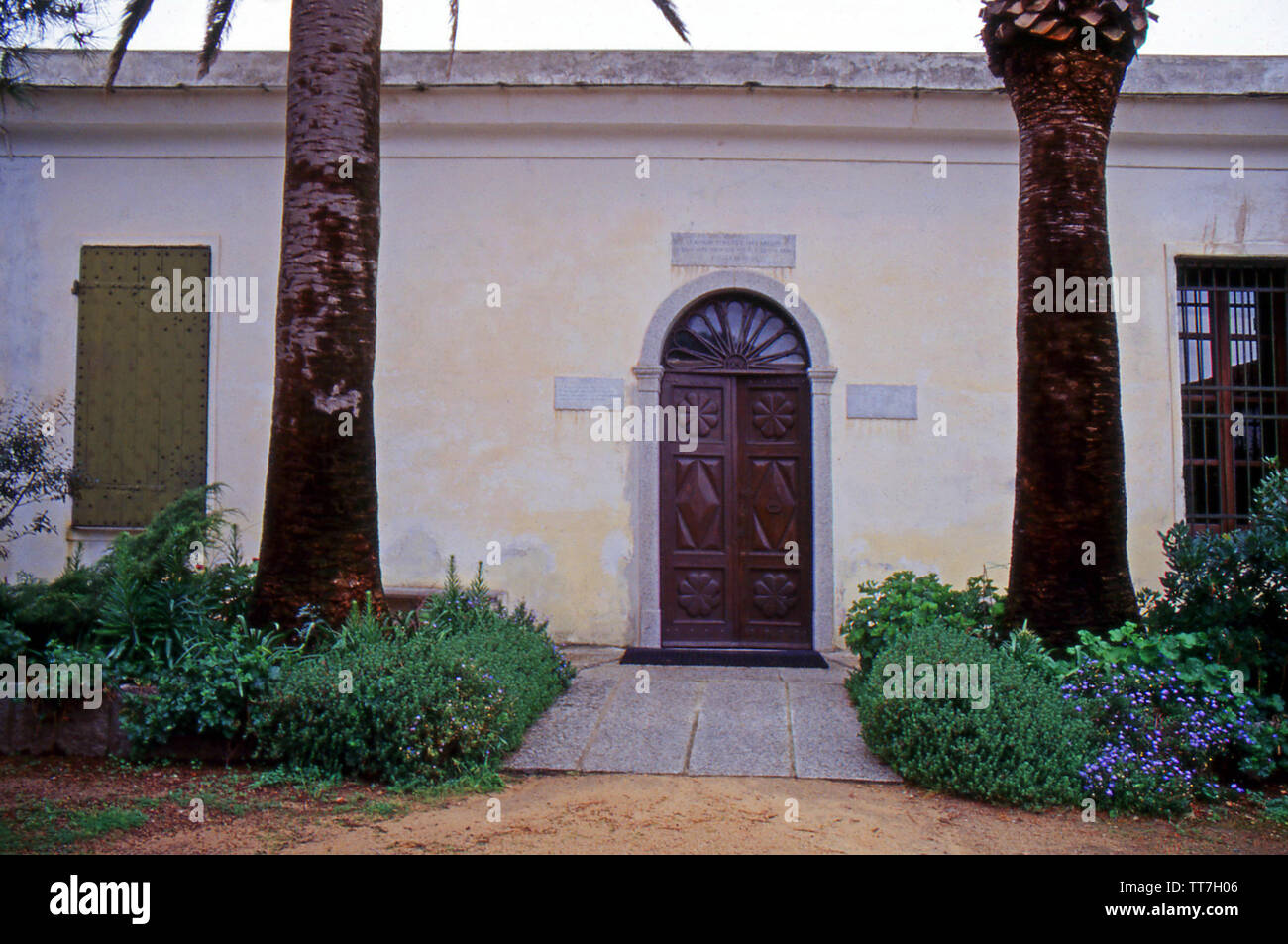 Sardinia island caprera garibaldi house Banque de photographies et d ...