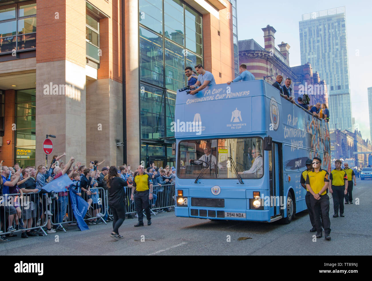 Manchester City Homecoming 2019 Banque D'Images