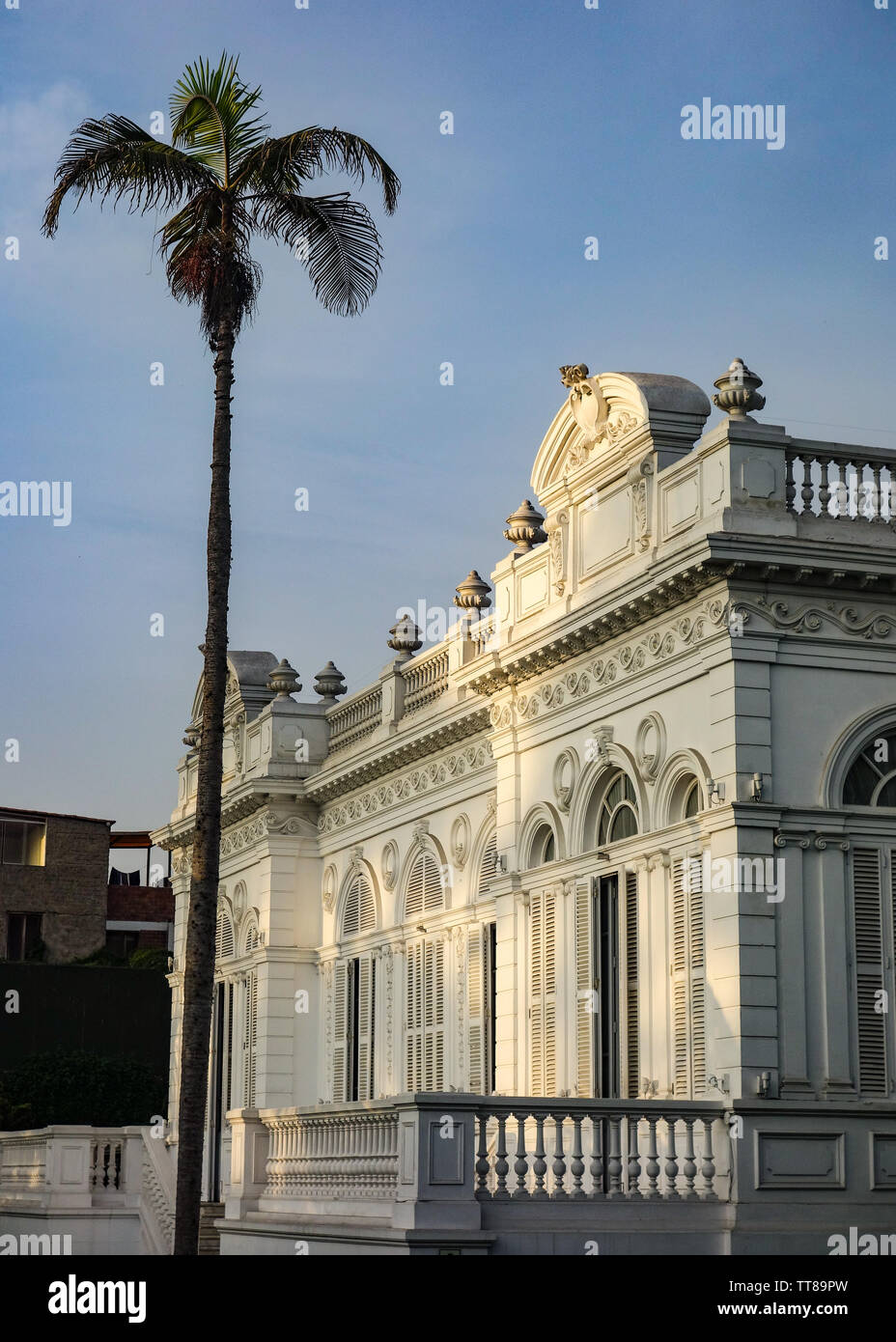 Lima, Pérou - 18 Nov 2018 : Pedro de Osma Museum dans le quartier de Barranco Lima Banque D'Images