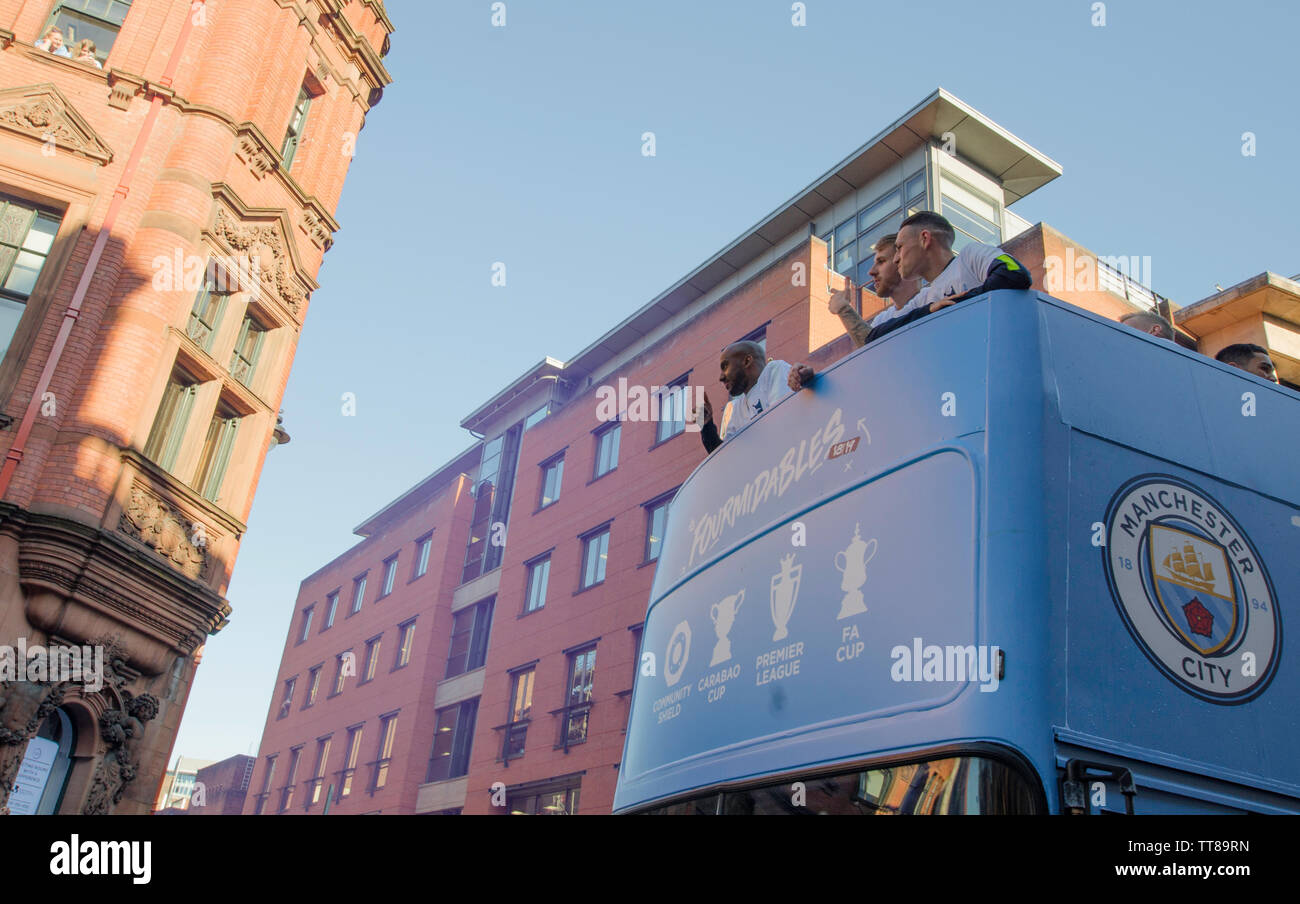 Manchester City Homecoming 2019 Banque D'Images