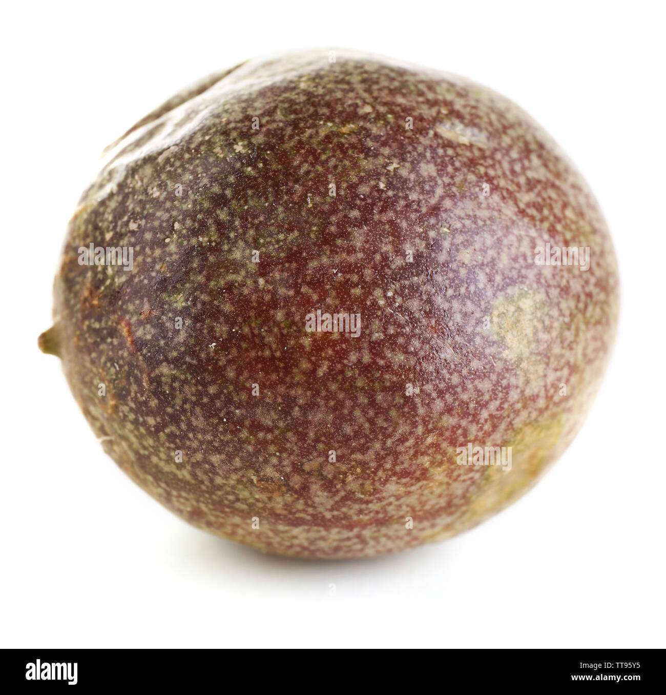 Fruit de la passion isolated on white Banque D'Images