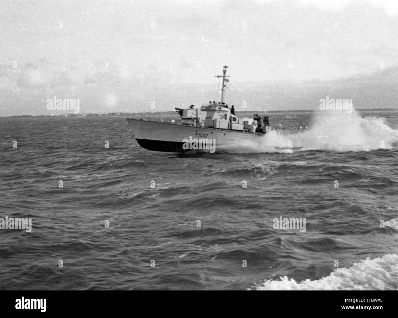 La MARINE ROYALE Schnellboot / bateau de patrouille rapide / Ex-MTB Motor Torpedo Boat - Vosper 73 ft Type II Banque D'Images