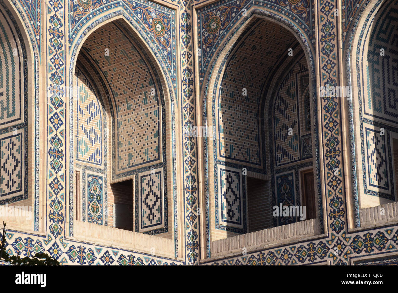 Ulugh Beg, la route de la soie l'empreinte de l'Asie centrale, Samarkand, Ouzbékistan Banque D'Images