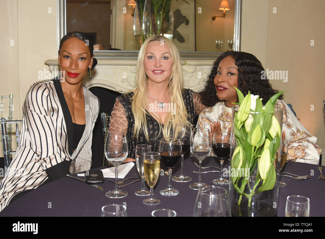 Déjeuner de l'équipe de football féminin de Jamaïque avant le tournoi de la Coupe du monde féminine 2019 en France, Londres, Royaume-Uni, le 30 mai 201. Crédit : Alamy Banque D'Images