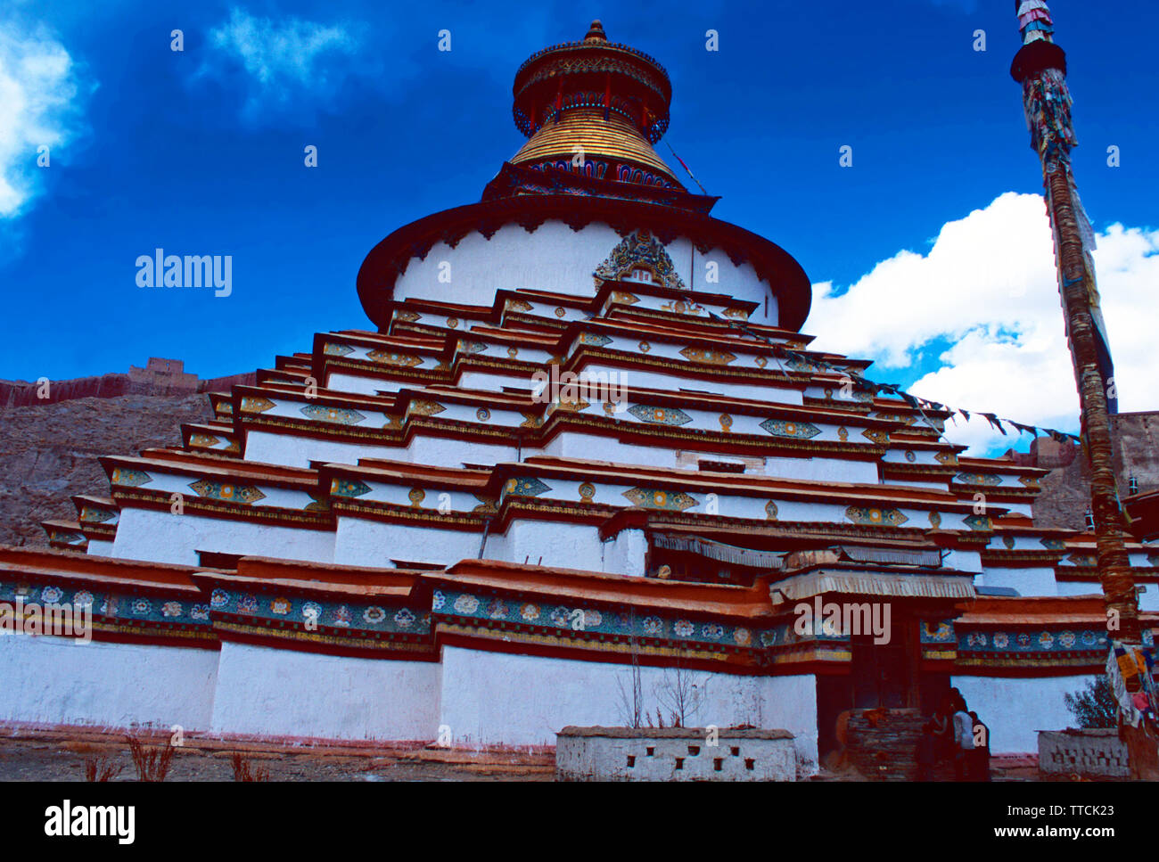 Monastère de Kumbum,Palcho Chode,Gyantse,Tibet Banque D'Images