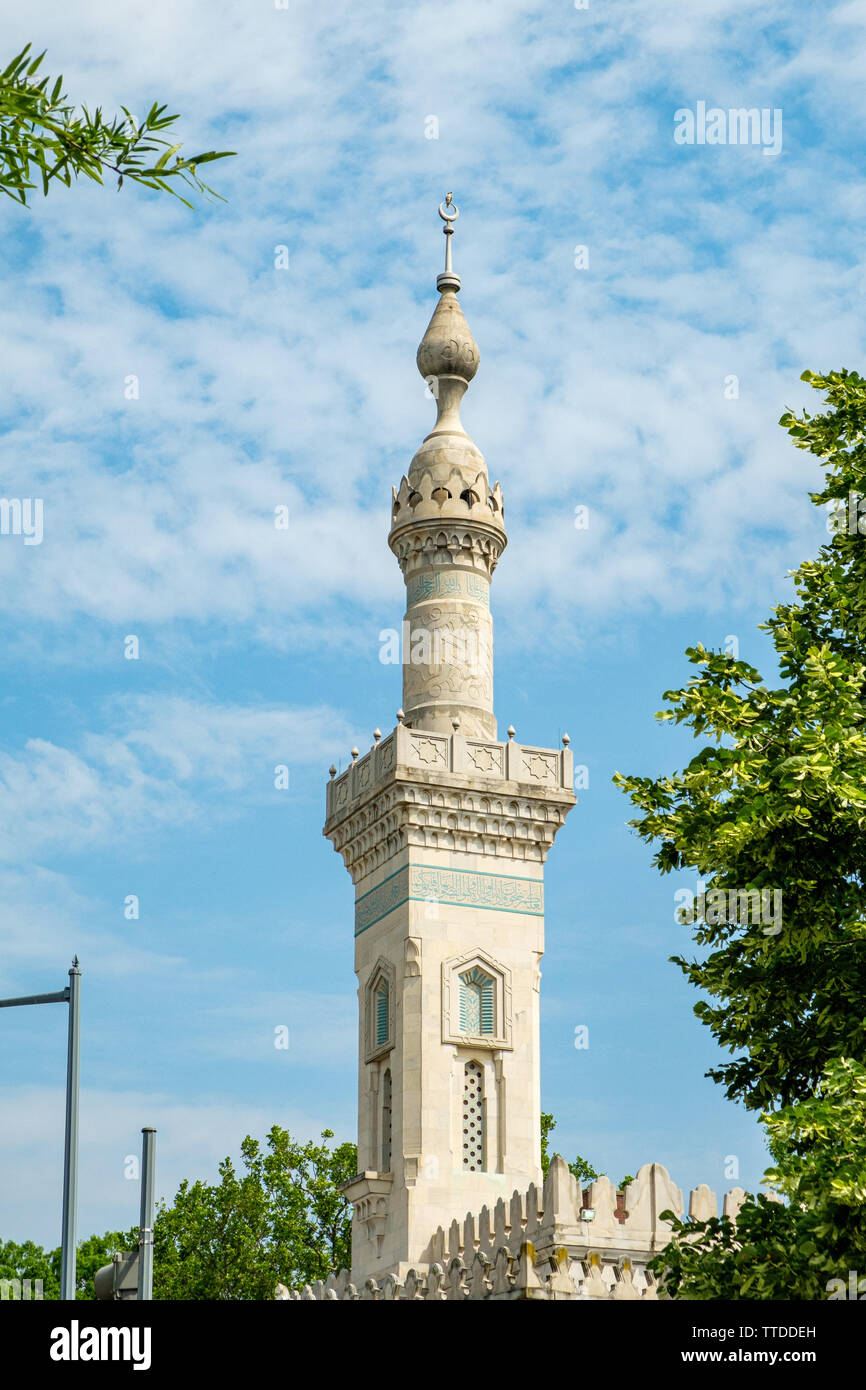 Centre islamique de Washington DC, 2551 Massachusetts Avenue NW, Washington, DC Banque D'Images