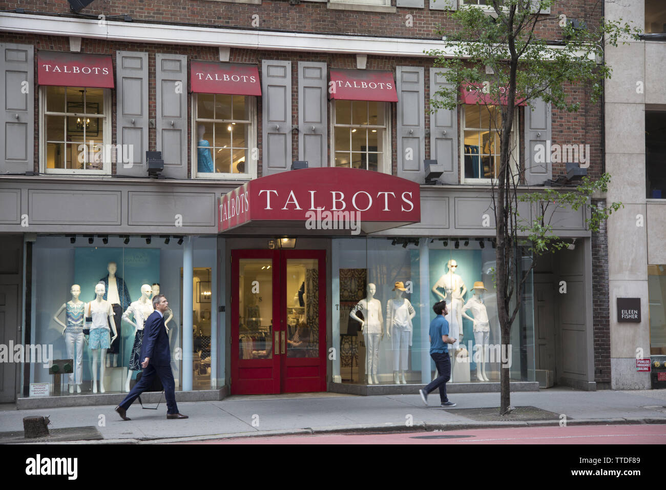 Talbots women's store sur Madison Avenue, à Manhattan, New York City. Banque D'Images